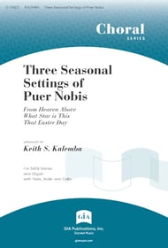 Three Seasonal Settings of Puer Nobis SATB choral sheet music cover Thumbnail